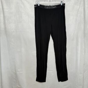Calvin Klein Performance Women's Black Active Wear Cotton Blend Pants, M/L